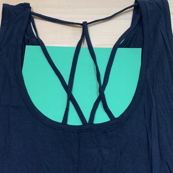 Vie Active black XL Tally Tank. Super soft. NWT. Yoga Club. - Picture 6 of 6